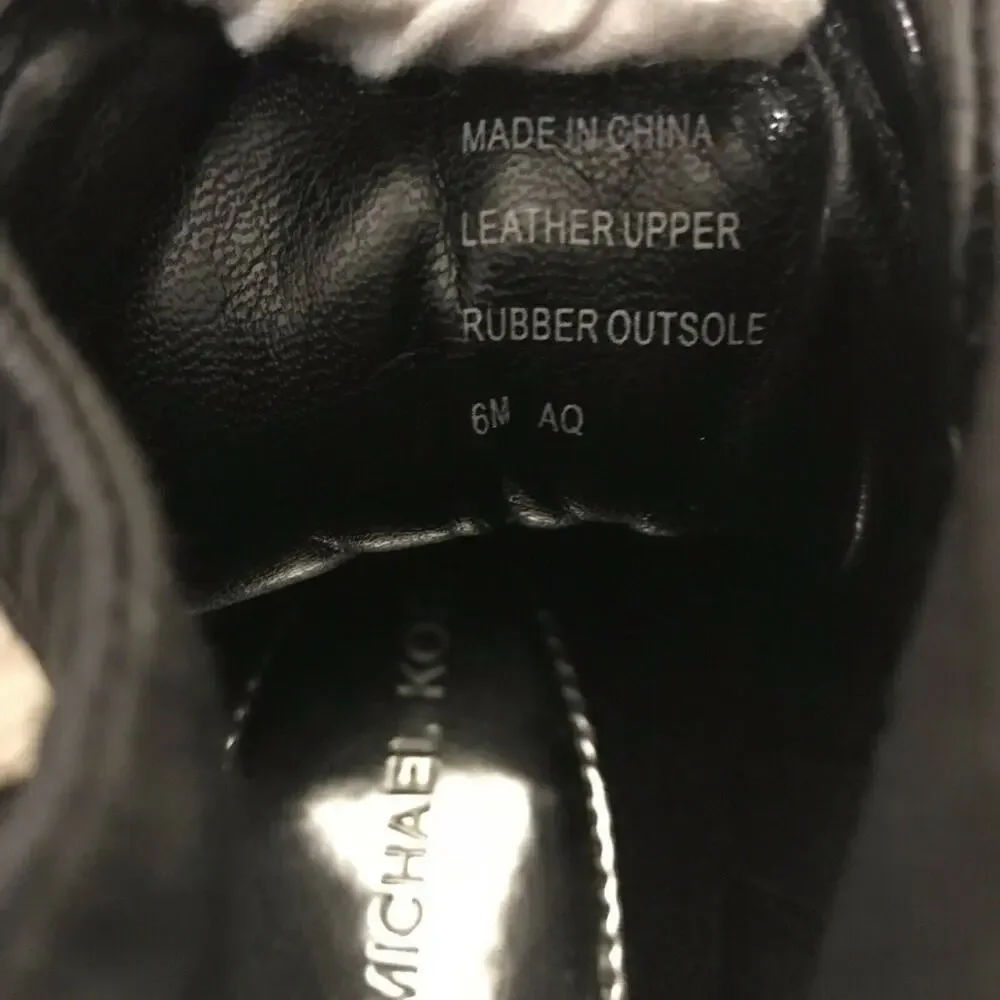 MICHAEL KORS Mid Top Pony hair Sneakers Size 6 - Picture 8 of 8